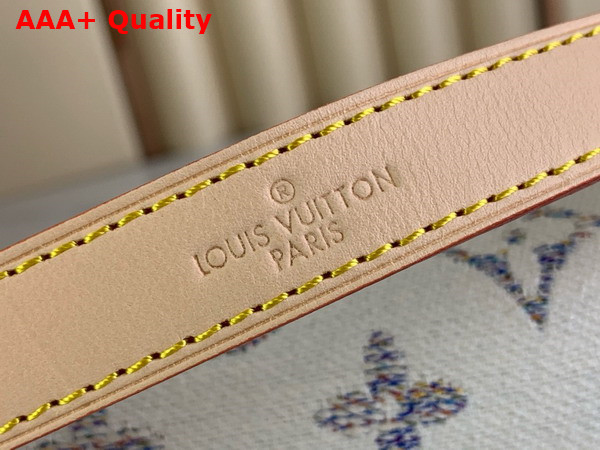 Louis Vuitton Mini Dauphine Multicolor Beige Monogram Jacquard Fabric M24841 Replica