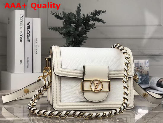 Louis Vuitton Mini Dauphine White Epi Leather Replica