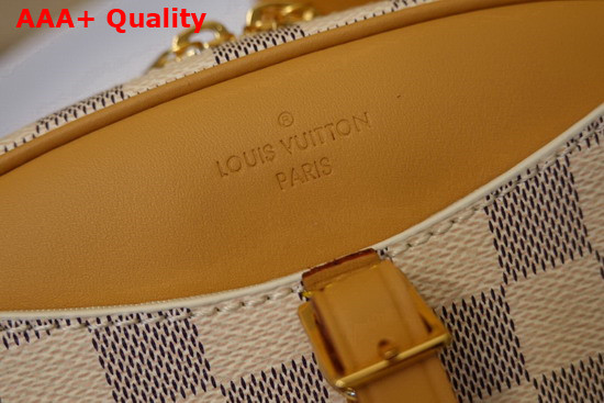 Louis Vuitton Mini Deauville Handbag Damier Azur Canvas N50048 Replica