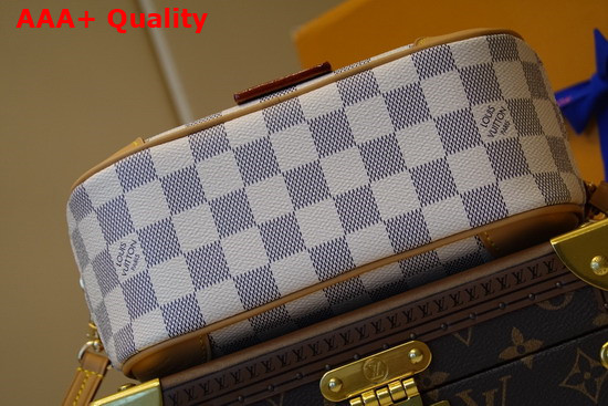 Louis Vuitton Mini Deauville Handbag Damier Azur Canvas N50048 Replica