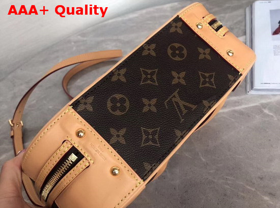 Louis Vuitton Mini Luggage Monogram Canvas and Aged VVN Cowhide M44581 Replica