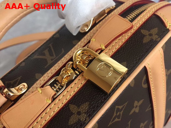 Louis Vuitton Mini Luggage Monogram Canvas and Aged VVN Cowhide M44581 Replica