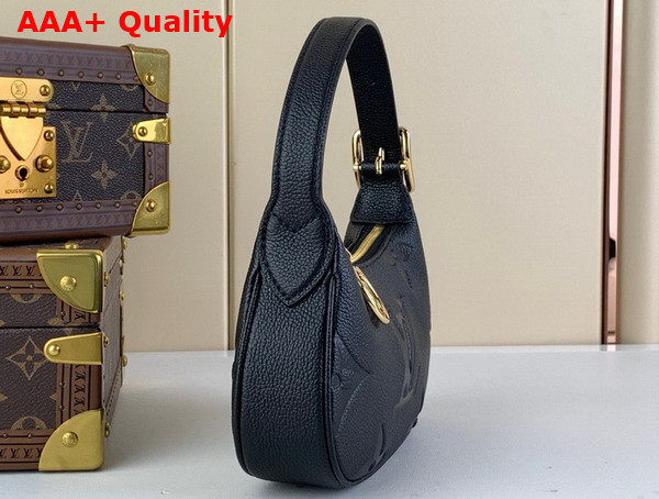 Louis Vuitton Mini Moon Bag in Black Monogram Empreinte Leather Replica