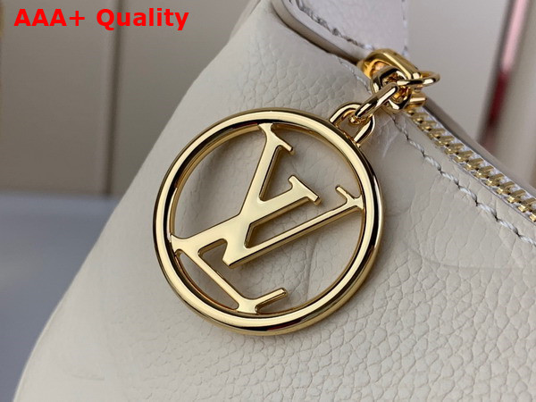 Louis Vuitton Mini Moon Bag in Cream Monogram Empreinte Leather M82519 Replica