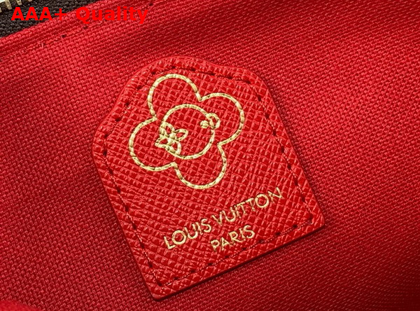 Louis Vuitton Mini Pochette Accessoires Monogram Candy Red Candy Factory Collection M12205 Replica