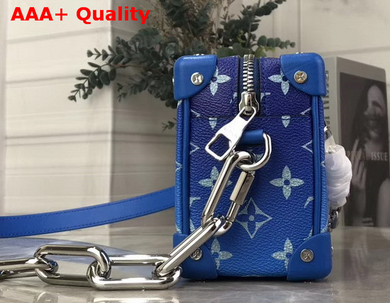 Louis Vuitton Mini Soft Trunk Blue Monogram Canvas Replica