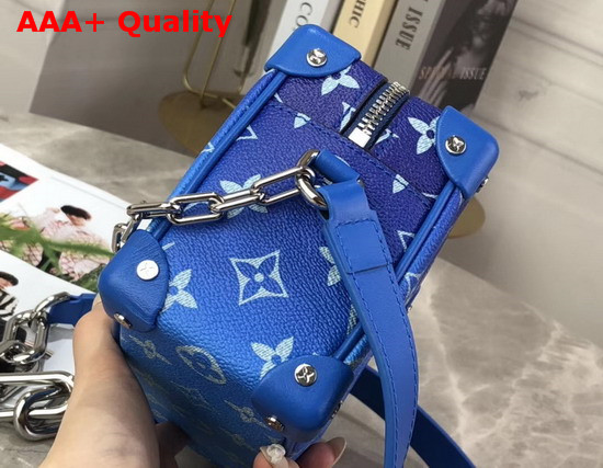 Louis Vuitton Mini Soft Trunk Blue Monogram Canvas Replica