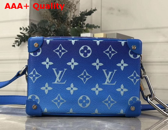 Louis Vuitton Mini Soft Trunk Blue Monogram Canvas Replica