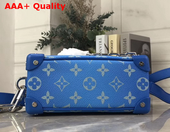 Louis Vuitton Mini Soft Trunk Blue Monogram Canvas Replica