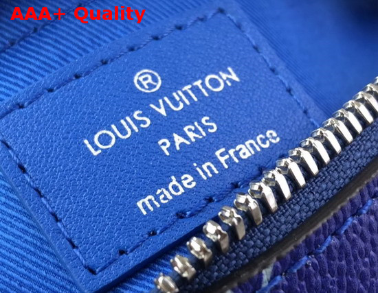 Louis Vuitton Mini Soft Trunk Blue Monogram Canvas Replica