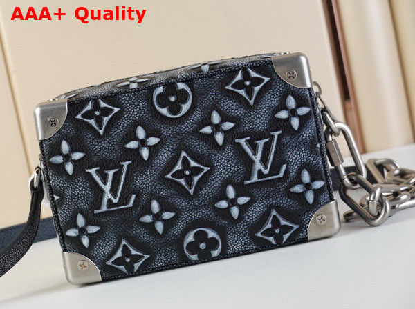 Louis Vuitton Mini Soft Trunk Charcoal Cowhide Leather Replica