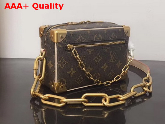 Louis Vuitton Mini Soft Trunk Monogram Coated Canvas and Cowhide Leather Trim M68906 Replica