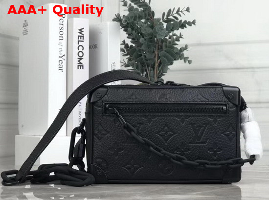 Louis Vuitton Mini Soft Trunk in Absolute Black Taurillon Monogram Leather Replica