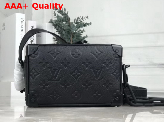 Louis Vuitton Mini Soft Trunk in Absolute Black Taurillon Monogram Leather Replica