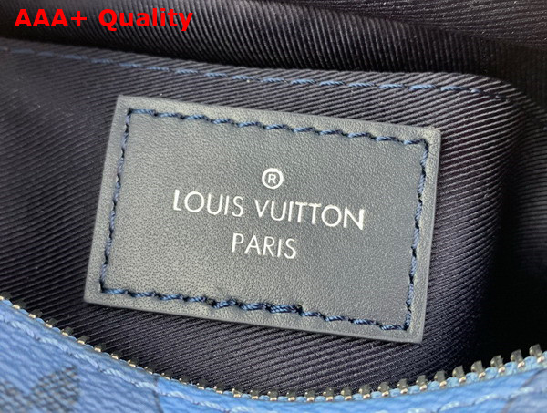 Louis Vuitton Mini Soft Trunk in Abyss Blue Monogram Aquagarden Coated Canvas M22588 Replica