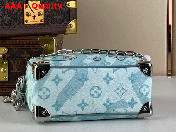 Louis Vuitton Mini Soft Trunk in Crystal Blue Monogram Aquagarden Coated Canvas Replica