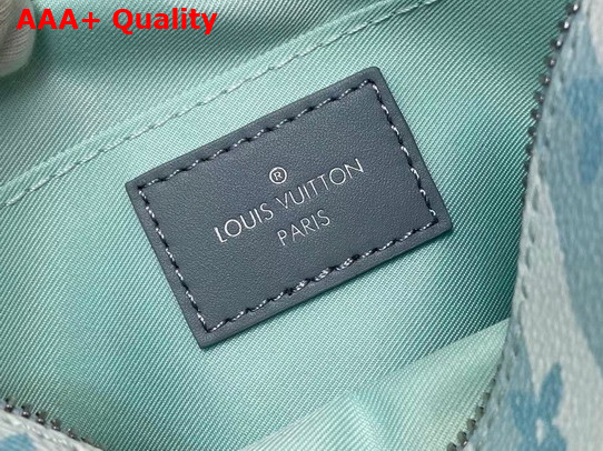 Louis Vuitton Mini Soft Trunk in Crystal Blue Monogram Aquagarden Coated Canvas Replica