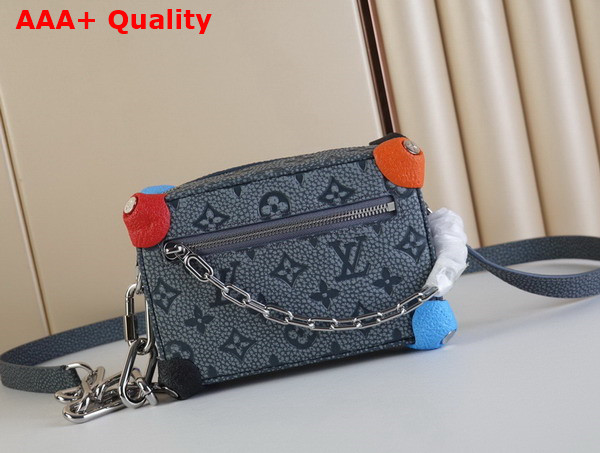 Louis Vuitton Mini Soft Trunk in Granite Gray Taurillon Monogram Leather Replica