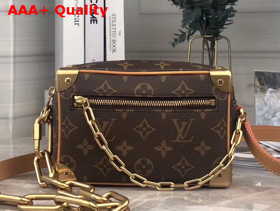 Louis Vuitton Mini Soft Trunk in Monogram Canvas with Brown Cowhide Leather Trim Replica