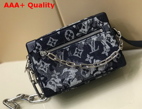 Louis Vuitton Mini Soft Trunk in Monogram Tapestry Canvas M80033 Replica