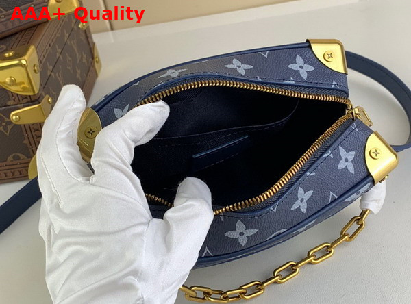 Louis Vuitton Mini Soft Trunk in Monogram Bleach Coated Canvas Replica