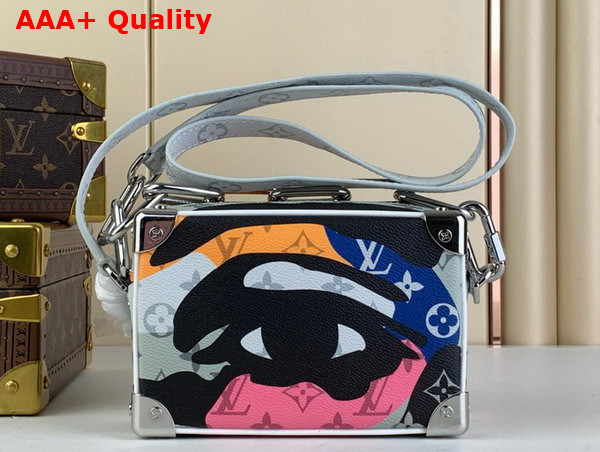 Louis Vuitton Mini Soft Trunk in Multicolor Monogram Coated Canvas and Cowhide Leather M23144 Replica