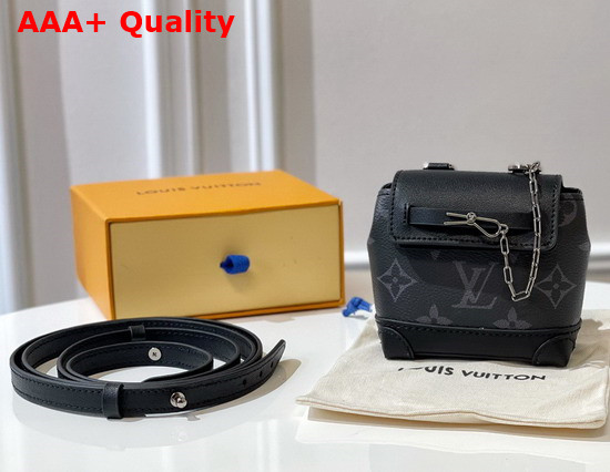 Louis Vuitton Mini Steamer Monogram Eclipse Canvas M00340 Replica