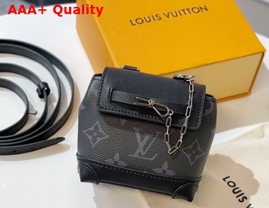 Louis Vuitton Mini Steamer Monogram Eclipse Canvas M00340 Replica