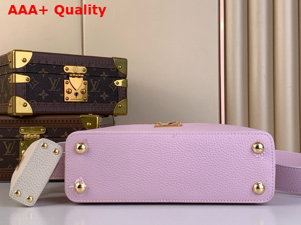 Louis Vuitton MiniMe Edition of the Capucines BB Handbag in Candy Pink Taurillon Leather Replica