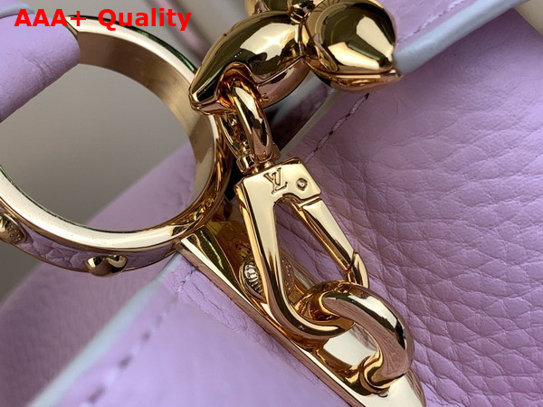 Louis Vuitton MiniMe Edition of the Capucines BB Handbag in Candy Pink Taurillon Leather Replica