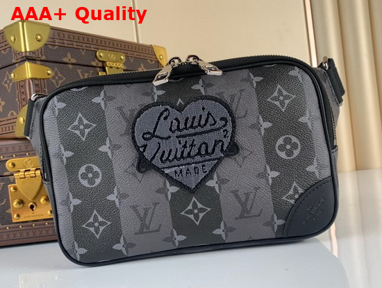 Louis Vuitton Modular Sling Bag Monogram Stripes Eclipse Coated Canvas M59338 Replica