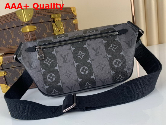 Louis Vuitton Modular Sling Bag Monogram Stripes Eclipse Coated Canvas M59338 Replica