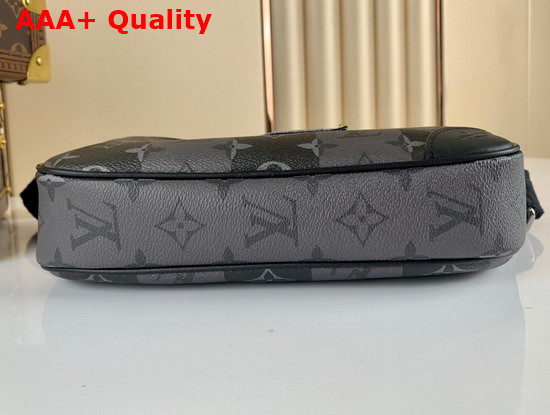 Louis Vuitton Modular Sling Bag Monogram Stripes Eclipse Coated Canvas M59338 Replica