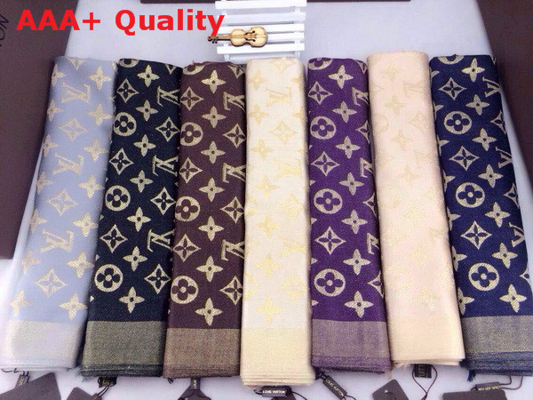 Louis Vuitton Monogram Cashmere Scarf Replica