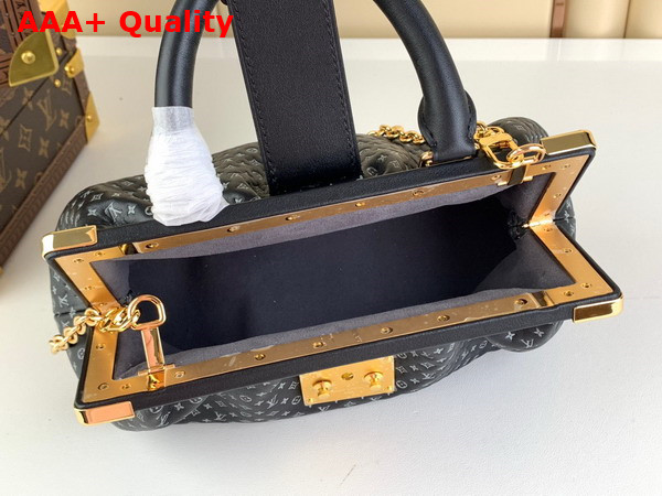 Louis Vuitton Monogram Clutch in Black Calfskin Leather M22326 Replica