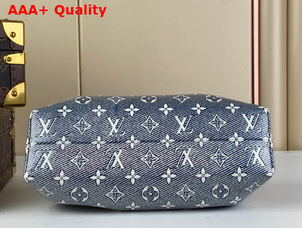 Louis Vuitton Monogram Clutch in Blue Monoglam Coated Canvas Replica