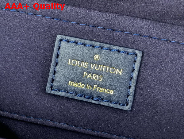 Louis Vuitton Monogram Clutch in Blue Monoglam Coated Canvas Replica