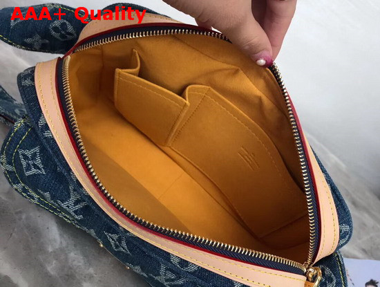 Louis Vuitton Monogram Denim Bumbag in Blue Replica