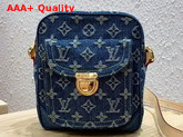 Louis Vuitton Monogram Denim Crossbody Bag in Blue Replica