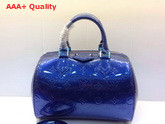 Louis Vuitton Monogram Vernis Leather Montana In Blue Replica