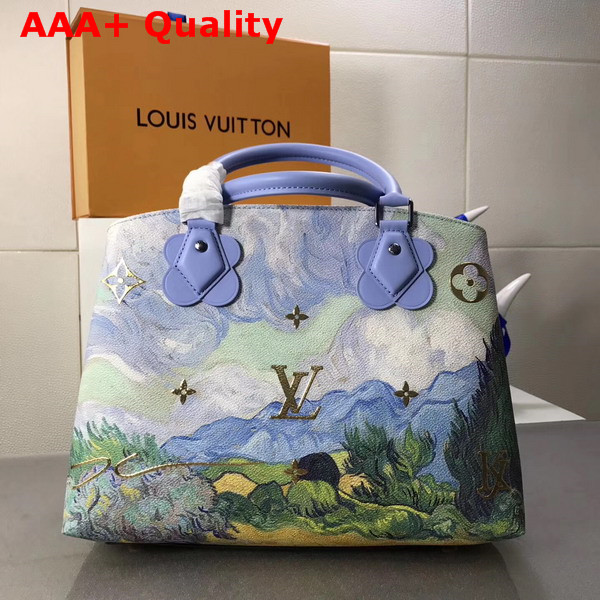 Louis Vuitton Montaigne MM Gold Monogram Serti Reflective Metallic Letters and Colored Trimmings M43378 Replica