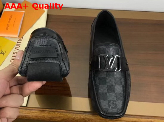 Louis Vuitton Monte Carlo Loafer Damier Graphite Canvas Replica