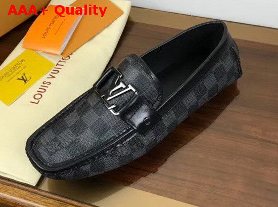 Louis Vuitton Monte Carlo Loafer Damier Graphite Canvas Replica