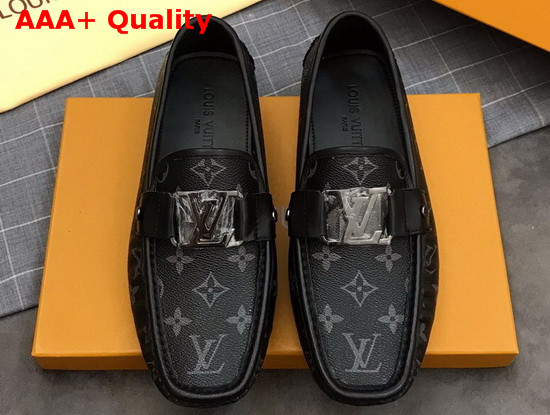 Louis Vuitton Monte Carlo Mocassin in Monogram Eclipse Canvas Replica