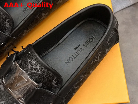 Louis Vuitton Monte Carlo Mocassin in Monogram Eclipse Canvas Replica