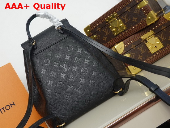 Louis Vuitton Montsouris Backpack Noir Monogram Empreinte Leather M45205 Replica