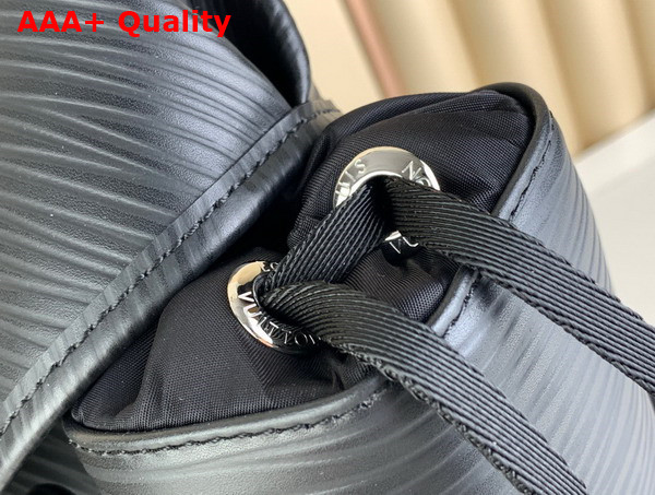 Louis Vuitton Montsouris Backpack in Black Epi Leather Replica