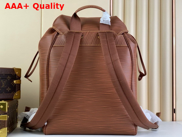 Louis Vuitton Montsouris Backpack in Cognac Epi Leather M23099 Replica