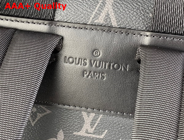 Louis Vuitton Montsouris Backpack in Monogram Eclipse Coated Canvas M46683 Replica