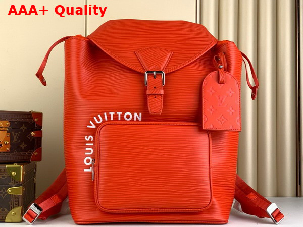 Louis Vuitton Montsouris Backpack in Red Epi Leather Replica